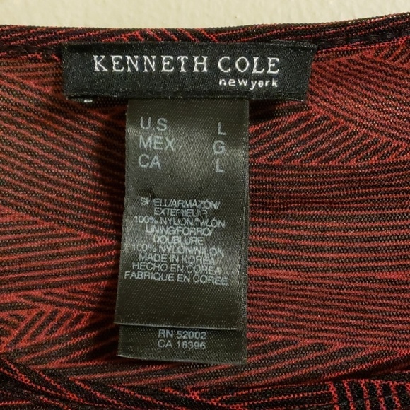 Kenneth cole sheer side cinch top - Picture 3 of 4